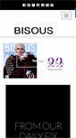 Mobile Screenshot of bisousmagazine.com